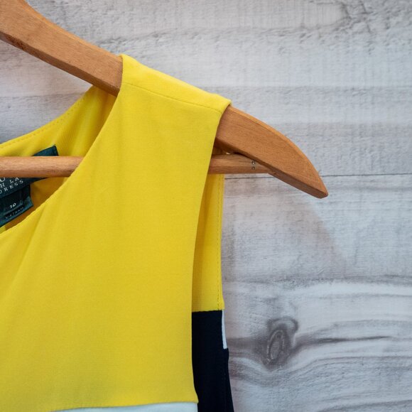 Ralph Lauren Women's Stretch Sheath Dress Navy Blue - Picture 5 of 7